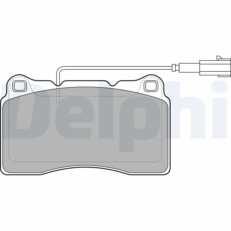 DELPHI fékbetétkészlet, tárcsafék - LP2066 - TothCarparts