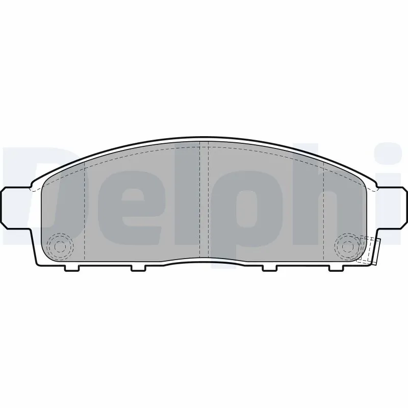 DELPHI fékbetétkészlet, tárcsafék - LP2074 - TothCarparts