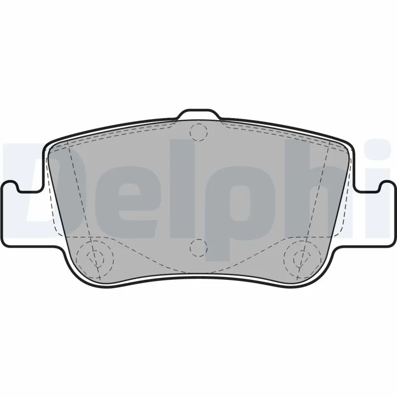 DELPHI fékbetétkészlet, tárcsafék - LP2103 - TothCarparts
