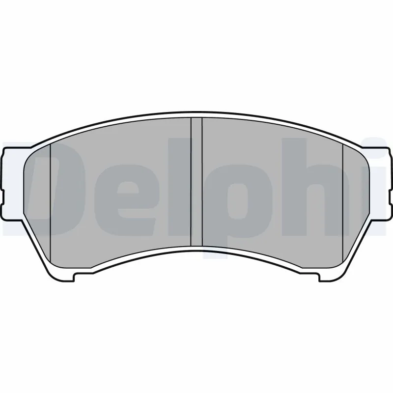 DELPHI fékbetétkészlet, tárcsafék - LP2111 - TothCarparts