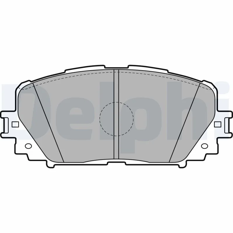 DELPHI fékbetétkészlet, tárcsafék - LP2123 - TothCarparts