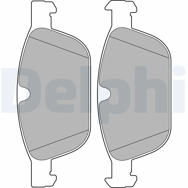 DELPHI fékbetétkészlet, tárcsafék - LP2140 - TothCarparts