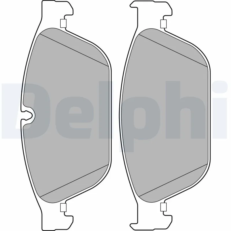 DELPHI fékbetétkészlet, tárcsafék - LP2239 - TothCarparts