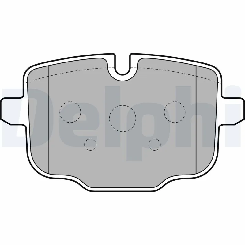 DELPHI fékbetétkészlet, tárcsafék - LP2246 - TothCarparts