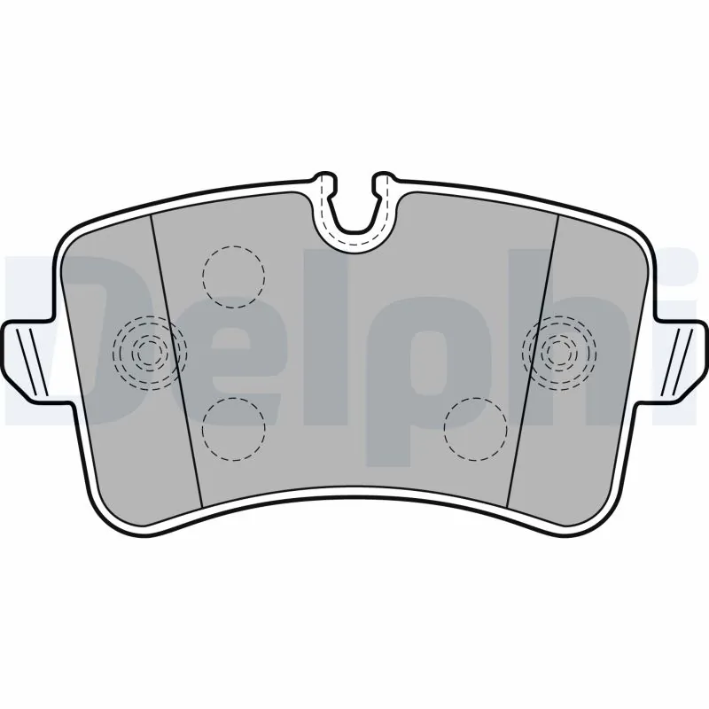 DELPHI fékbetétkészlet, tárcsafék - LP2249 - TothCarparts