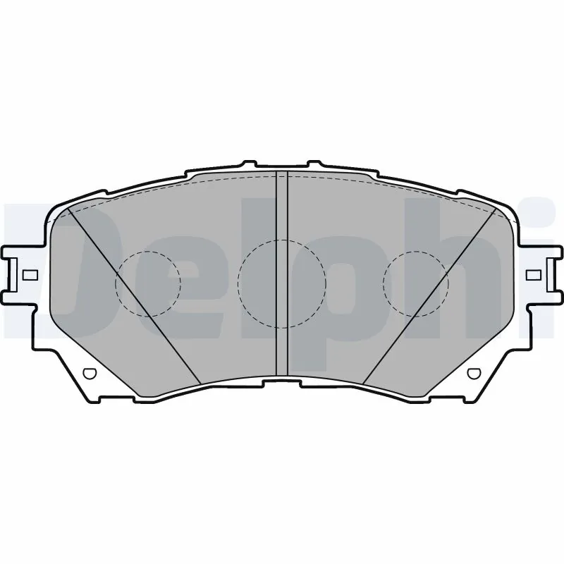 DELPHI fékbetétkészlet, tárcsafék - LP2487 - TothCarparts