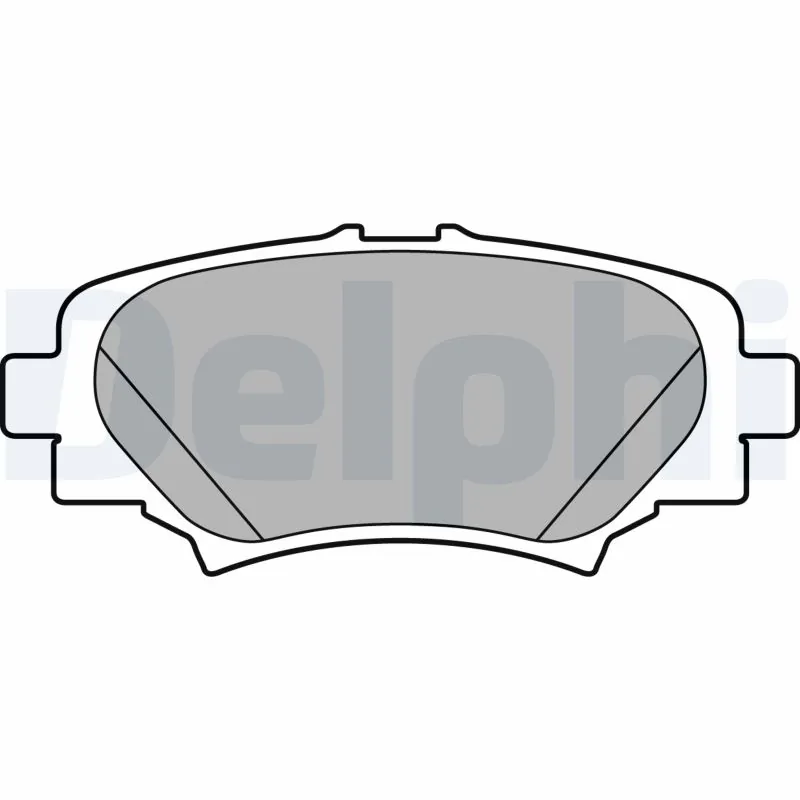DELPHI fékbetétkészlet, tárcsafék - LP2702 - TothCarparts