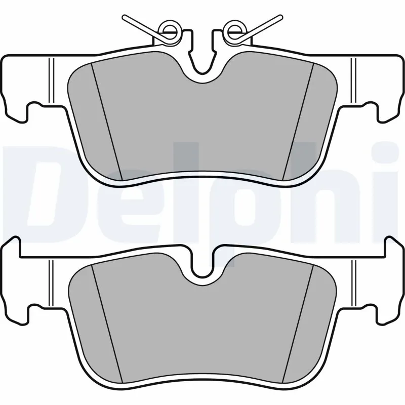 DELPHI fékbetétkészlet, tárcsafék - LP2719 - TothCarparts