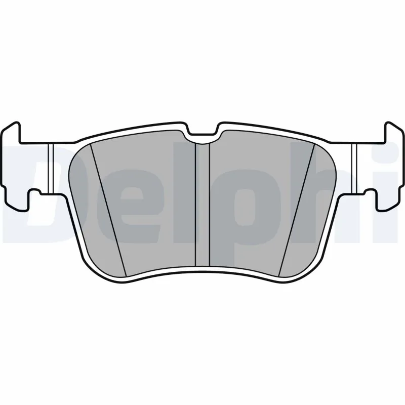 DELPHI fékbetétkészlet, tárcsafék - LP3151 - TothCarparts