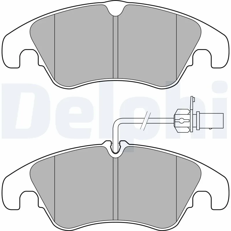 DELPHI fékbetétkészlet, tárcsafék - LP3152 - TothCarparts