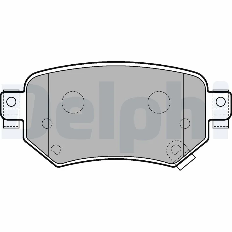 DELPHI fékbetétkészlet, tárcsafék - LP3234 - TothCarparts