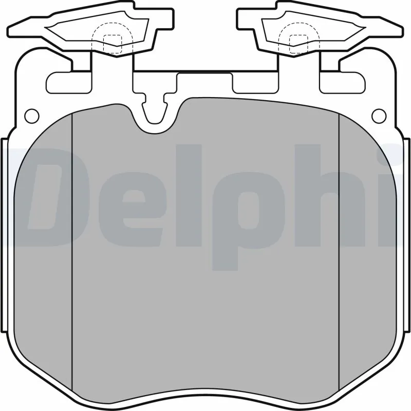 DELPHI fékbetétkészlet, tárcsafék - LP3304 - TothCarparts