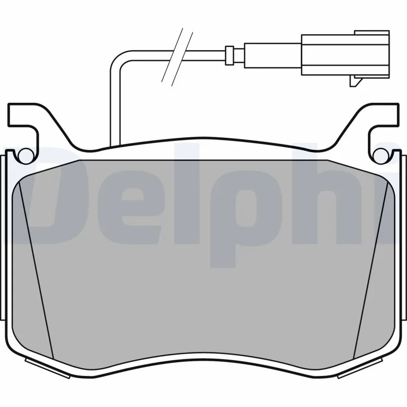 DELPHI fékbetétkészlet, tárcsafék - LP3380 - TothCarparts