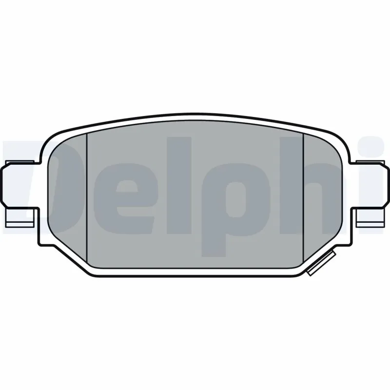 DELPHI fékbetétkészlet, tárcsafék - LP3393 - TothCarparts