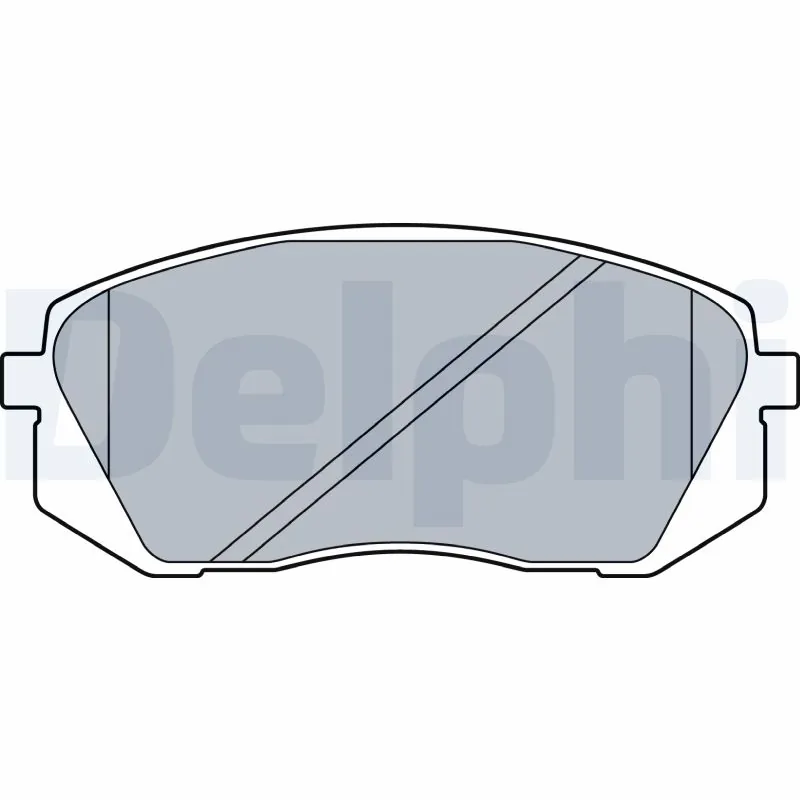 DELPHI fékbetétkészlet, tárcsafék - LP3535 - TothCarparts