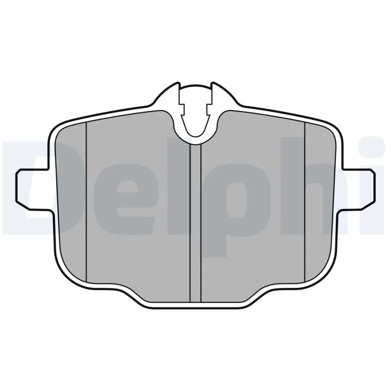 DELPHI fékbetétkészlet, tárcsafék - LP3579 - TothCarparts