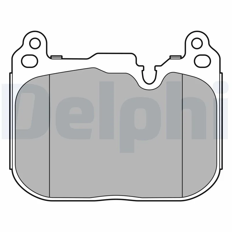 DELPHI fékbetétkészlet, tárcsafék - LP3597 - TothCarparts
