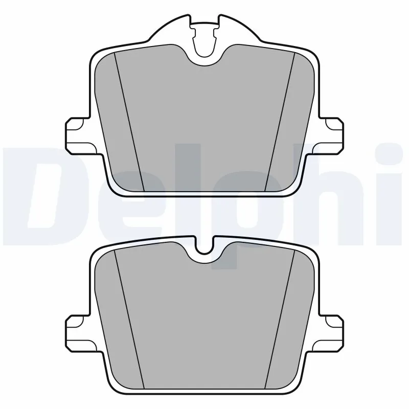 DELPHI fékbetétkészlet, tárcsafék - LP3605 - TothCarparts