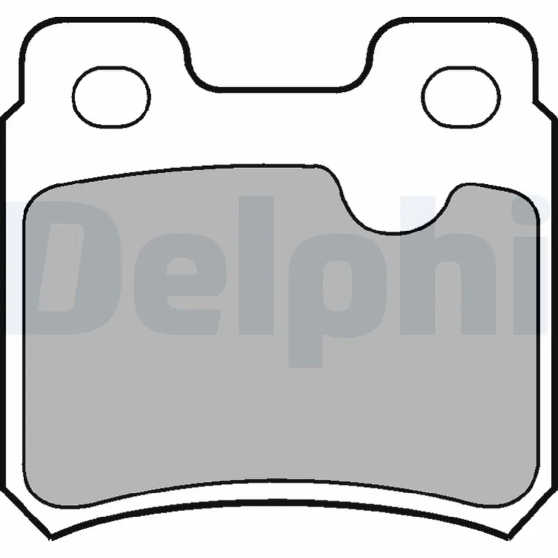 DELPHI fékbetétkészlet, tárcsafék - LP586 - TothCarparts