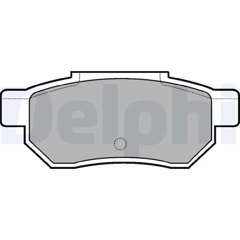 DELPHI fékbetétkészlet, tárcsafék - LP772 - TothCarparts