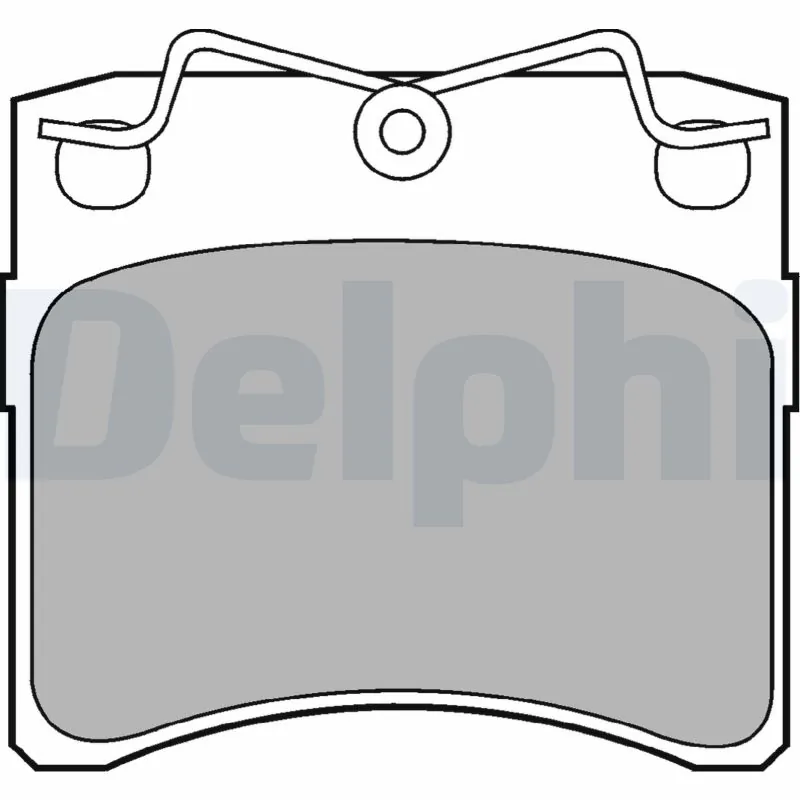 DELPHI fékbetétkészlet, tárcsafék - LP785 - TothCarparts