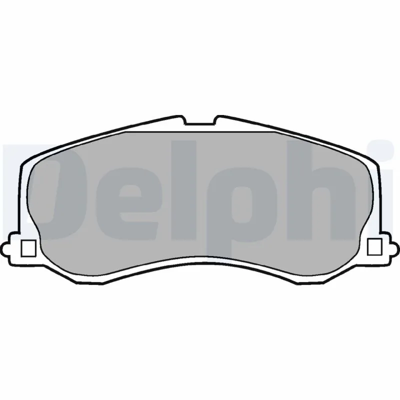 DELPHI fékbetétkészlet, tárcsafék - LP945 - TothCarparts