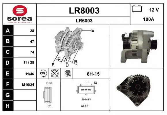 SNRA generátor - LR8003 - TothCarparts