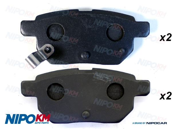 NipoKM fékbetétkészlet, tárcsafék - CLT.TY1519S - TothCarparts