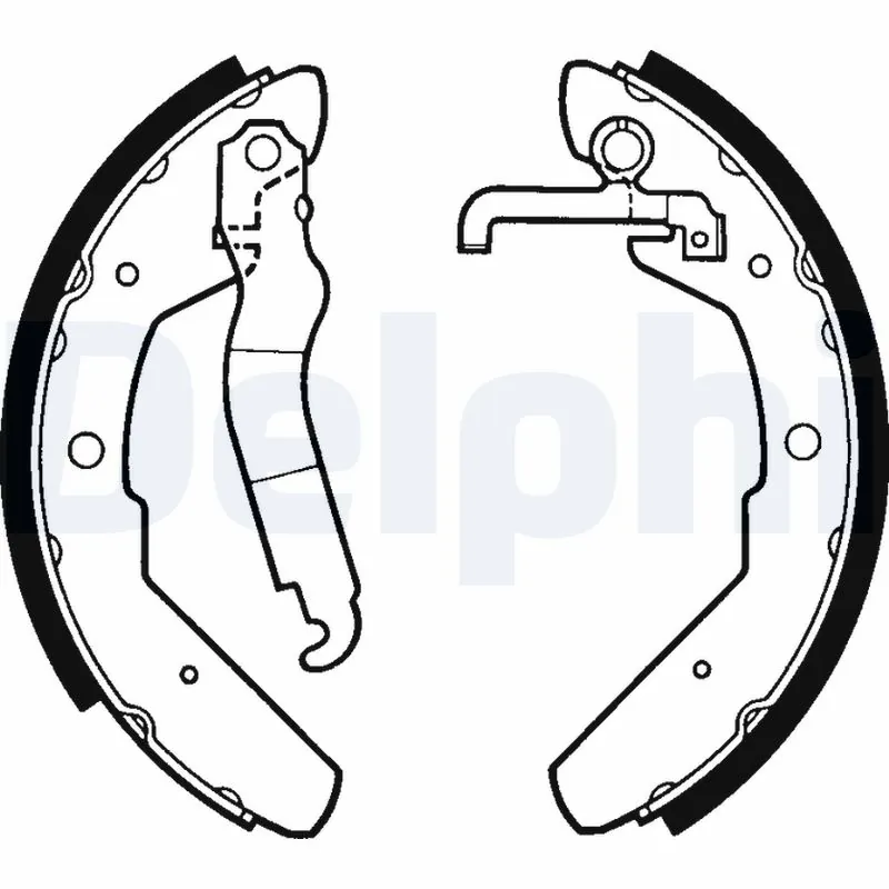 DELPHI fékpofakészlet - LS1301 - TothCarparts