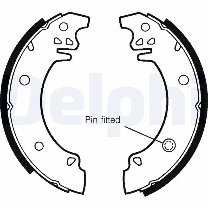DELPHI fékpofakészlet - LS1303 - TothCarparts