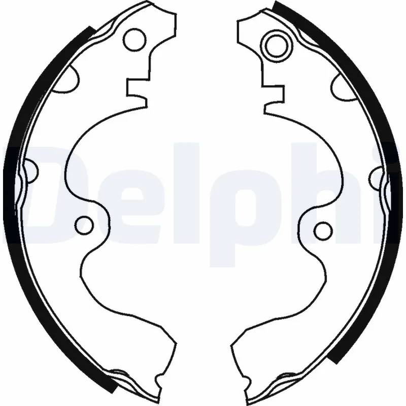 DELPHI fékpofakészlet - LS1638 - TothCarparts
