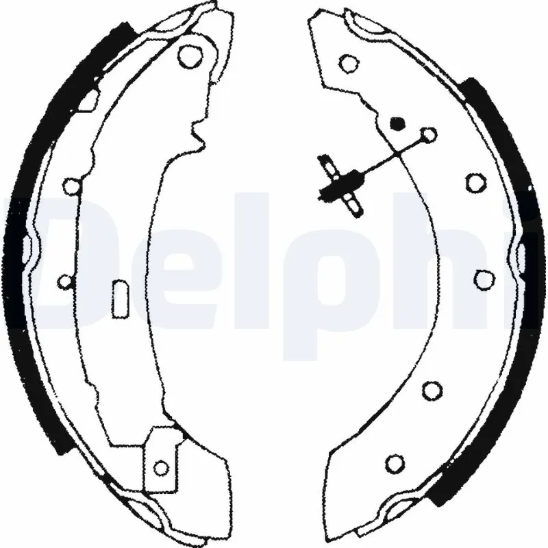 DELPHI fékpofakészlet - LS1717 - TothCarparts