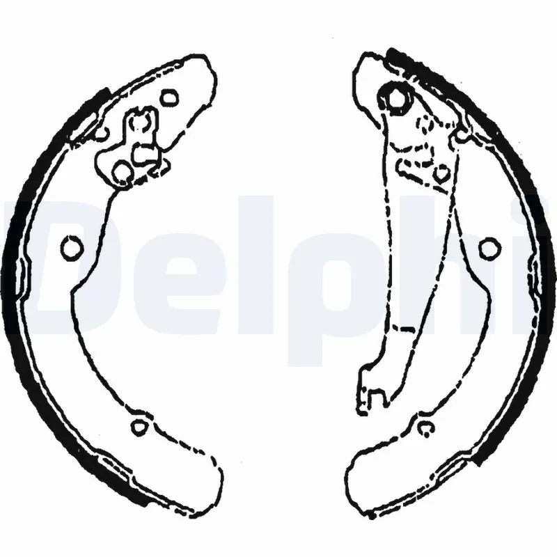 DELPHI fékpofakészlet - LS1784 - TothCarparts