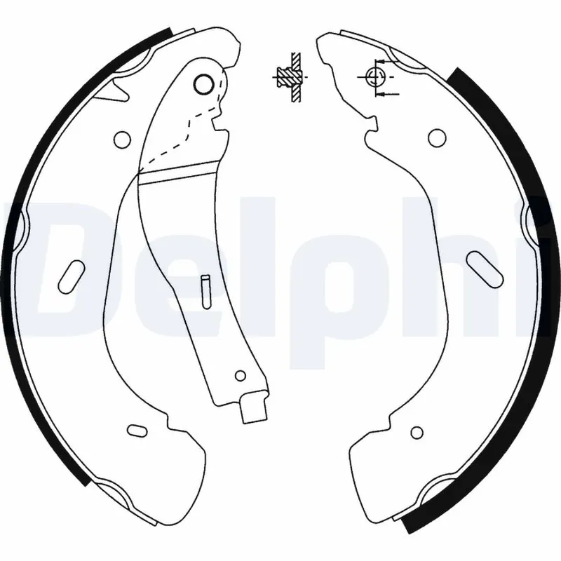 DELPHI fékpofakészlet - LS1914 - TothCarparts