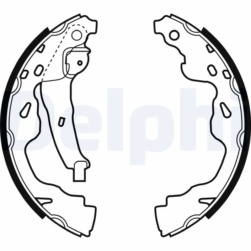 DELPHI fékpofakészlet - LS1961 - TothCarparts