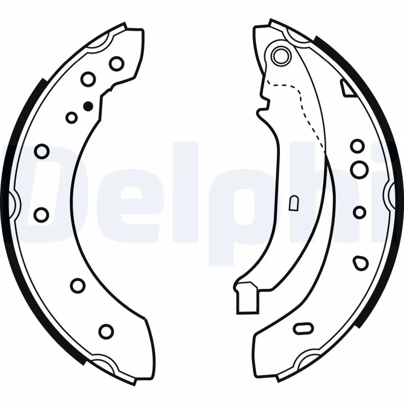 DELPHI fékpofakészlet - LS1972 - TothCarparts