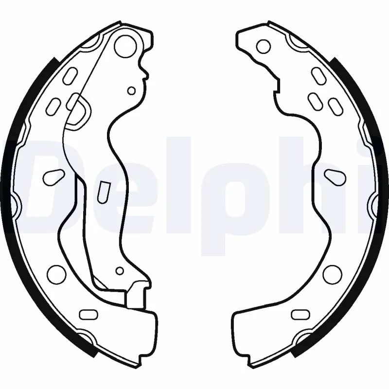 DELPHI fékpofakészlet - LS2009 - TothCarparts