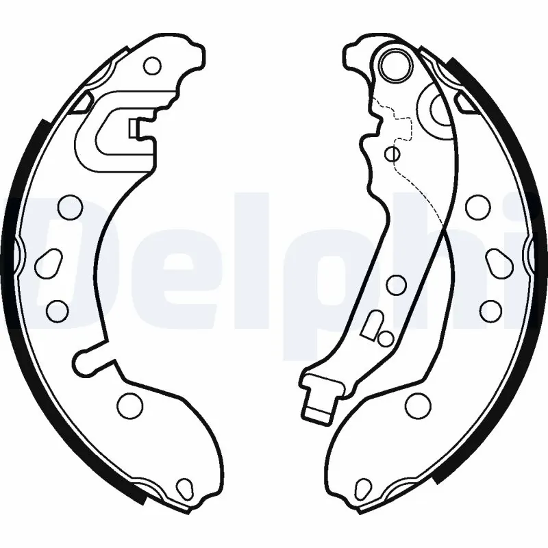 DELPHI fékpofakészlet - LS2124 - TothCarparts