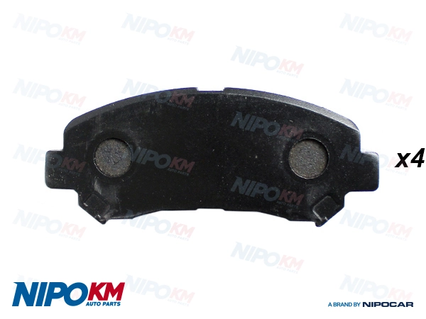 NipoKM fékbetétkészlet, tárcsafék - CLT.DS2546S - TothCarparts