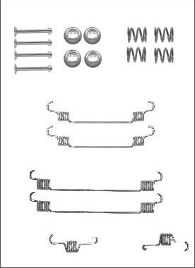 MOTAQUIP tartozékkészlet, fékpofa - LVMK1133 - TothCarparts