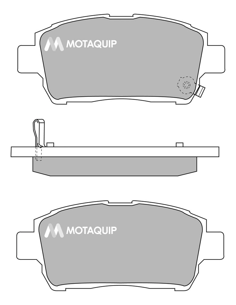 MOTAQUIP fékbetétkészlet, tárcsafék - LVXL1012 - TothCarparts