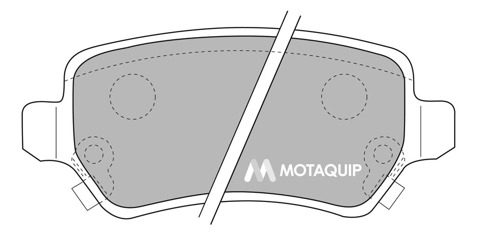 MOTAQUIP fékbetétkészlet, tárcsafék - LVXL1117 - TothCarparts