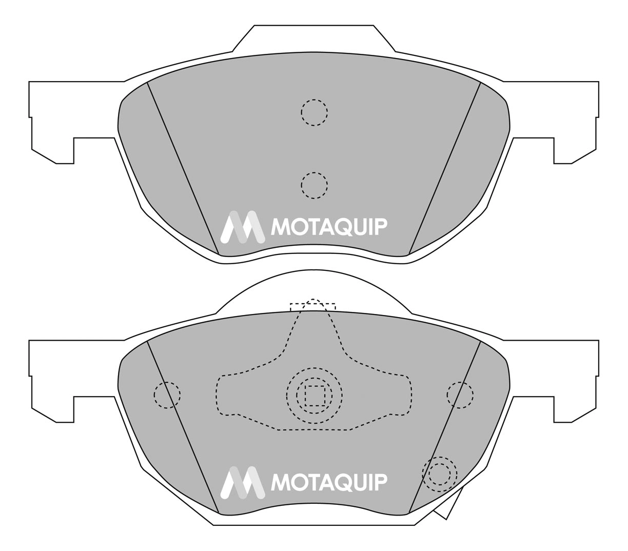 MOTAQUIP fékbetétkészlet, tárcsafék - LVXL1186 - TothCarparts