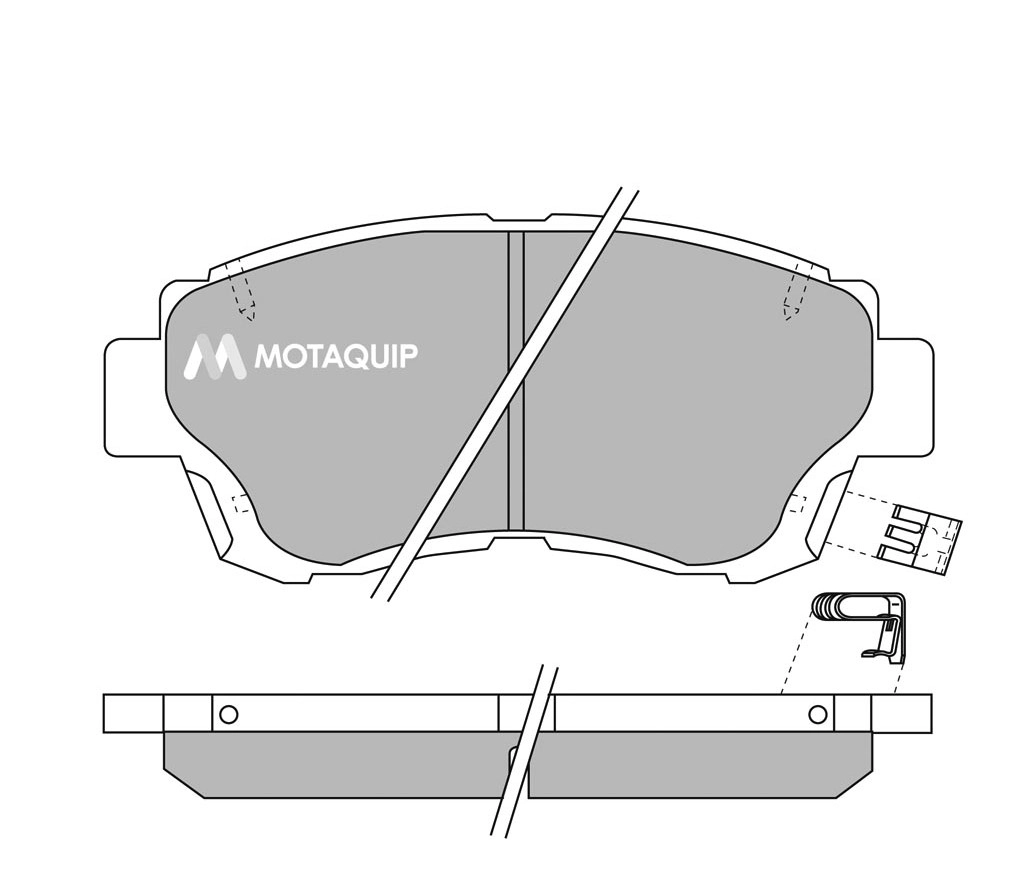 MOTAQUIP fékbetétkészlet, tárcsafék - LVXL124 - TothCarparts