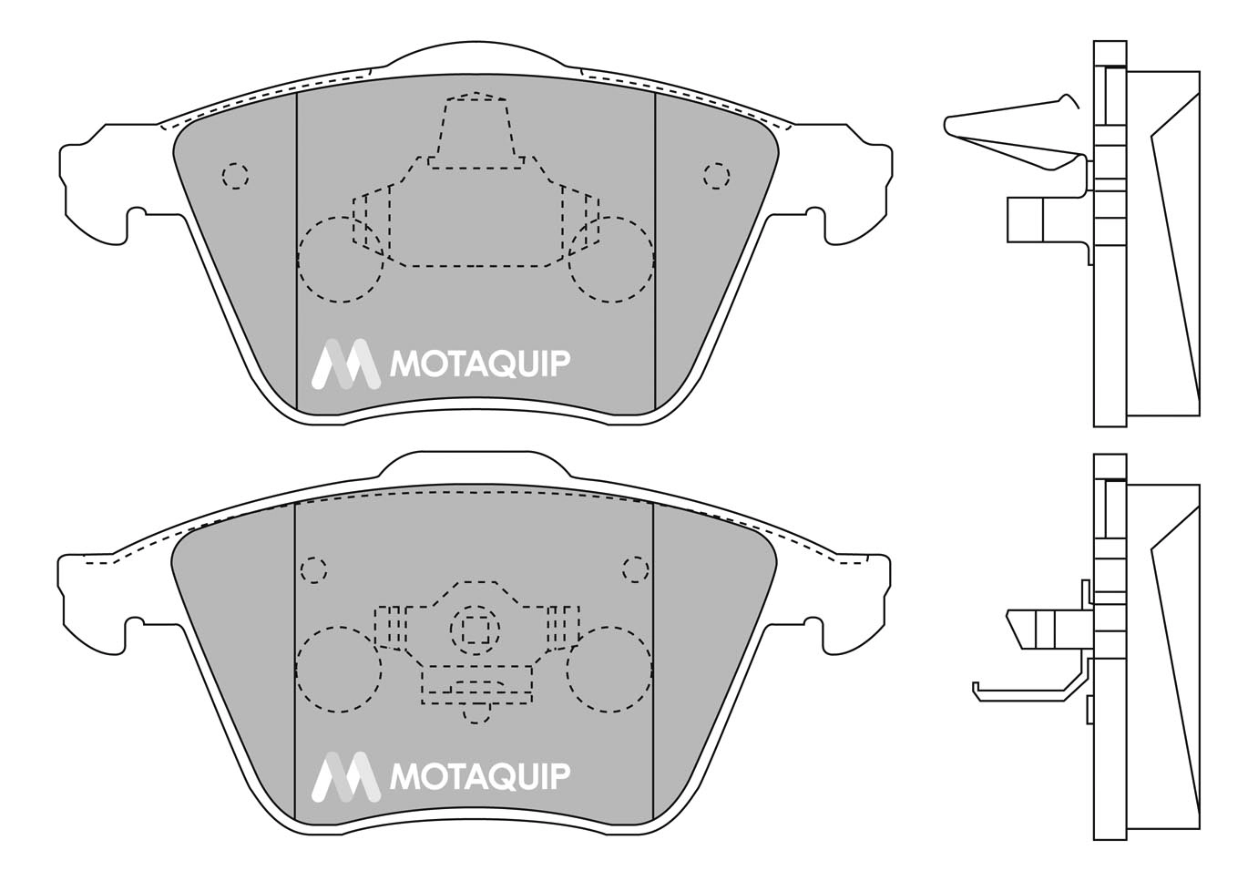MOTAQUIP fékbetétkészlet, tárcsafék - LVXL1276 - TothCarparts