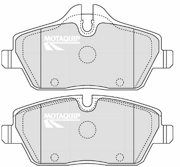 MOTAQUIP fékbetétkészlet, tárcsafék - LVXL1277 - TothCarparts
