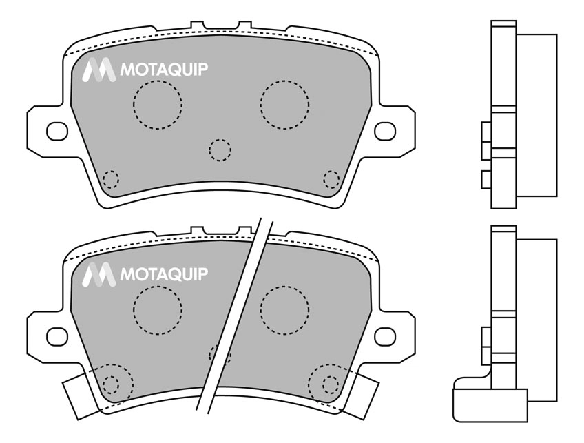 MOTAQUIP fékbetétkészlet, tárcsafék - LVXL1296 - TothCarparts