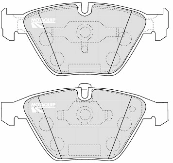 MOTAQUIP fékbetétkészlet, tárcsafék - LVXL1332 - TothCarparts