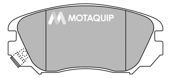 MOTAQUIP fékbetétkészlet, tárcsafék - LVXL1393 - TothCarparts