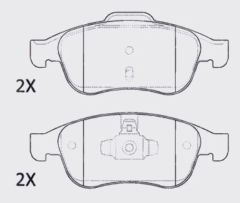 MOTAQUIP fékbetétkészlet, tárcsafék - LVXL1418 - TothCarparts